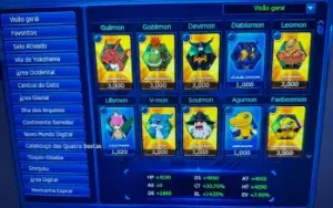 Conta Digimon Master LADMO Alpha - end game - 6 SSS+