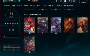 conta lol MESTRE 65 pdl  mmr bom 77 skins FULL CHAMP 105K EA