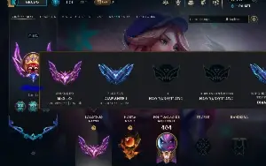 conta lol MESTRE 65 pdl  mmr bom 77 skins FULL CHAMP 105K EA