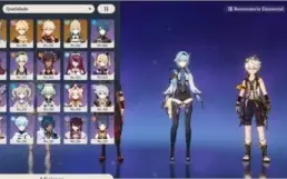 AR 49 Kazuha / Eula / Jean e Harpa Celestial Genshin Impact