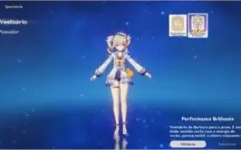 AR 49 Kazuha / Eula / Jean e Harpa Celestial Genshin Impact