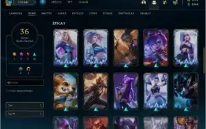 CONTA LOL COM 1K DE RP, SKIN ULTIMATE E PONTOS DE PRESTÍGIO