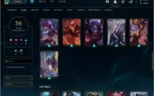 CONTA LOL COM 1K DE RP, SKIN ULTIMATE E PONTOS DE PRESTÍGIO