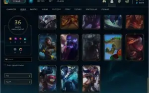 CONTA LOL COM 1K DE RP, SKIN ULTIMATE E PONTOS DE PRESTÍGIO