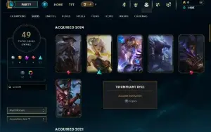 Conta lol esmeralda 3