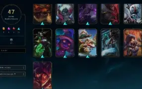 Conta Unranked Upada a Mão! 100 Campões e 47 Skins 😁  Serve