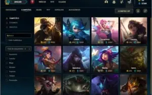 Conta ouro 4 com 150 champs e 89 skins