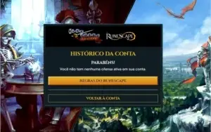 CONTA RUNESCAPE RS3 11 ANOS