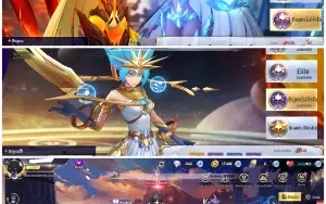 Conta saint Seiya awakening lvl 49 muito upada