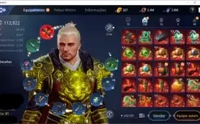 CONTA MIR4 LVL 81 109K SEM CLÃ