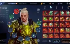 CONTA MIR4 LVL 81 109K SEM CLÃ