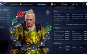 CONTA MIR4 LVL 81 109K SEM CLÃ