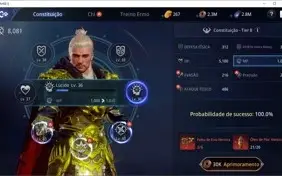 CONTA MIR4 LVL 81 109K SEM CLÃ