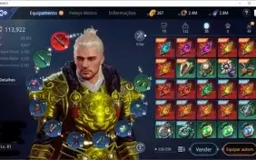 CONTA MIR4 LVL 81 109K SEM CLÃ