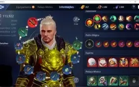 CONTA MIR4 LVL 81 109K SEM CLÃ