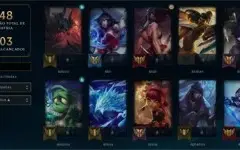 CONTA LOL- 108 SKINS- 156 CHAMPS NO PRECINHO-PASSE TFT