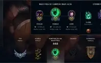CONTA LOL- 108 SKINS- 156 CHAMPS NO PRECINHO-PASSE TFT