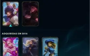 CONTA LVL 147 PRATA 1 VARIAS SKINS LENDÁRIAS