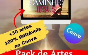 Templates Canva para Religião Vol. 1 com +30 Artes