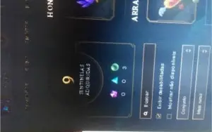 Conta no league of legends com umas 90 skins