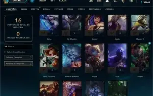 Conta PLATINA 4 - Smurf LOL (league of legends) ELOMOON