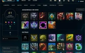 Conta PLATINA 4 - Smurf LOL (league of legends) ELOMOON