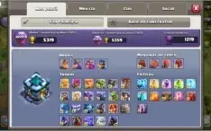 Clash of Clans Centro de vila CV 13 full
