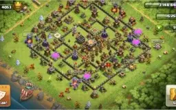 clash of clans cv 11 sem águia