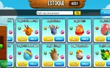 Conta de Dragon city lvl 60