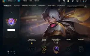 Conta com 5 míticas + 100 de essencia mítica - LOL