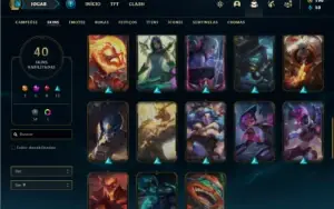 Conta com 5 míticas + 100 de essencia mítica - LOL