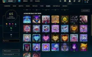 Conta com 5 míticas + 100 de essencia mítica - LOL