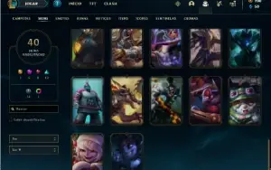 Conta com 5 míticas + 100 de essencia mítica - LOL