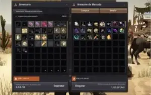 Black Desert Arqueiro 62 556gs armo e arma full tet