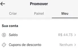 Conta Tiktok Com R$44,73 De Saldo No Promover + 700 Seguidor