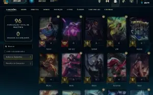 conta de lol barato