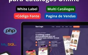 Plataforma PHP para Catálogos Online Multi Lojas White Label