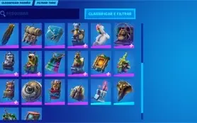CONTA FORTNITE COM ITENS ANTIGOS RAROS