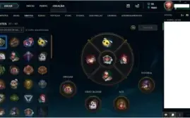 Conta Gold V Com skins muito raras Todos os ADC'S