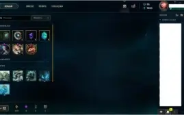 Conta Gold V Com skins muito raras Todos os ADC'S