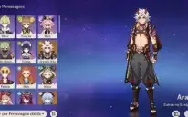 Conta de Genshin c/ Eula c1 + Ganyu + Itto com arma e outros