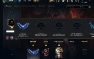 Conta Diamante 1 com 45 Champs e 9 Skins
