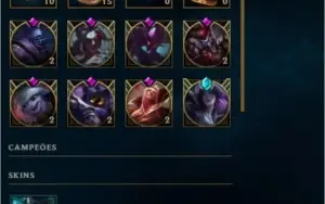 Conta Level 120 (Prata) - 96 Champs/ 35 Skins