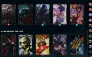 Conta Level 120 (Prata) - 96 Champs/ 35 Skins