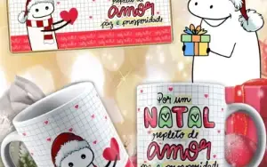 Canecas Flork - Especial Natal +35 Artes Sublimação