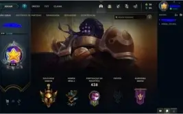 Conta League Of Legends Gold 3 415 Skins Muitas Prestígio