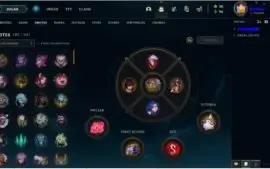 Conta League Of Legends Gold 3 415 Skins Muitas Prestígio