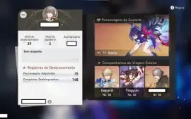 Honkai: Star Rail - Seele + Arma e Gepard C1 + Arma