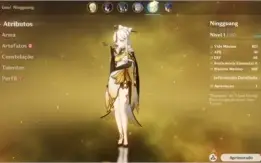 Genshin Impact - AR7 - Harpa Celestial 5* - Extras na Desc.