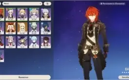 DILUC + KLEE + 2X ARMA 5* (TÚMULO LOBO + ORAÇÃO) +12.8K GEMA